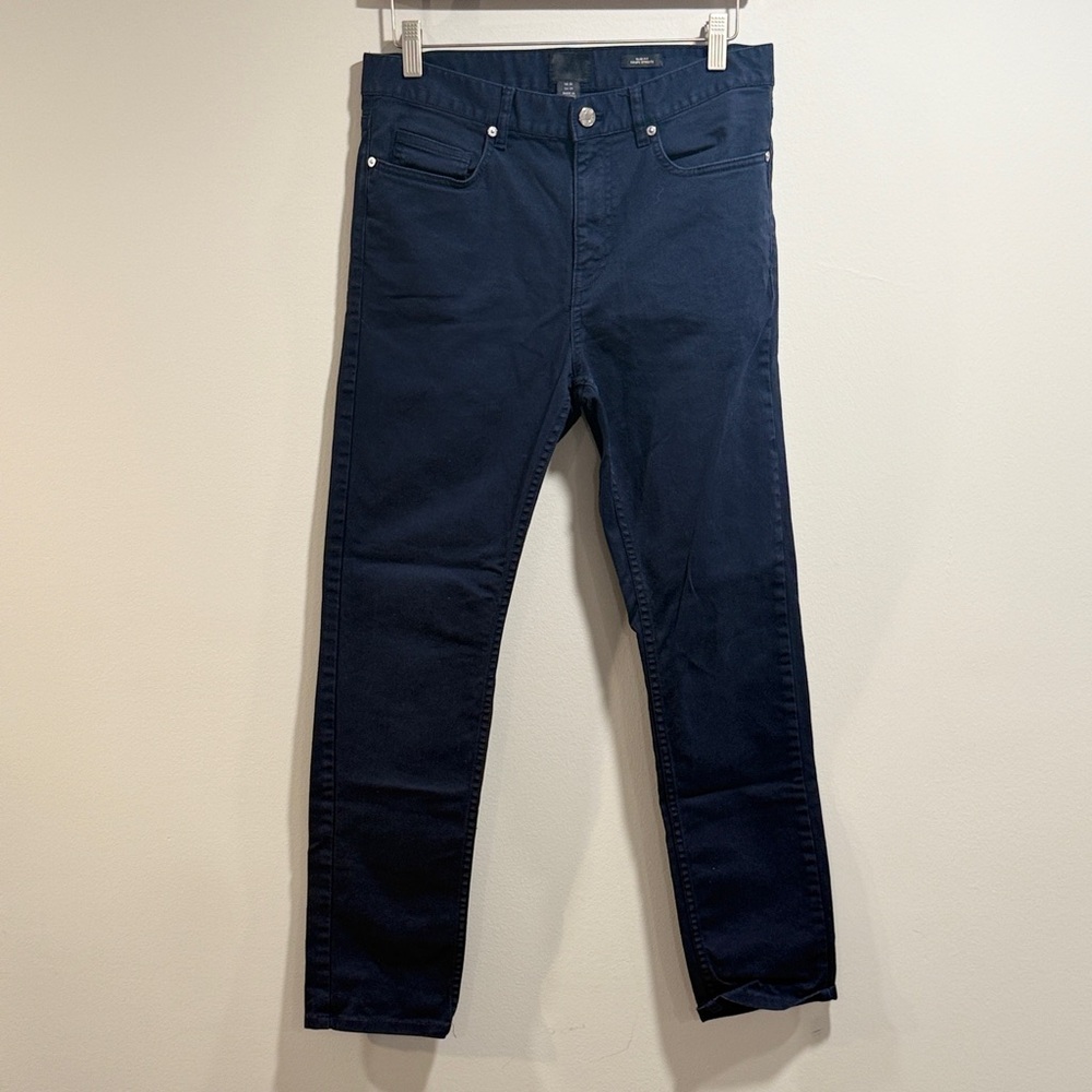 H&M Men's Navy Slim‎ Fit Skinny Jeans Size 29